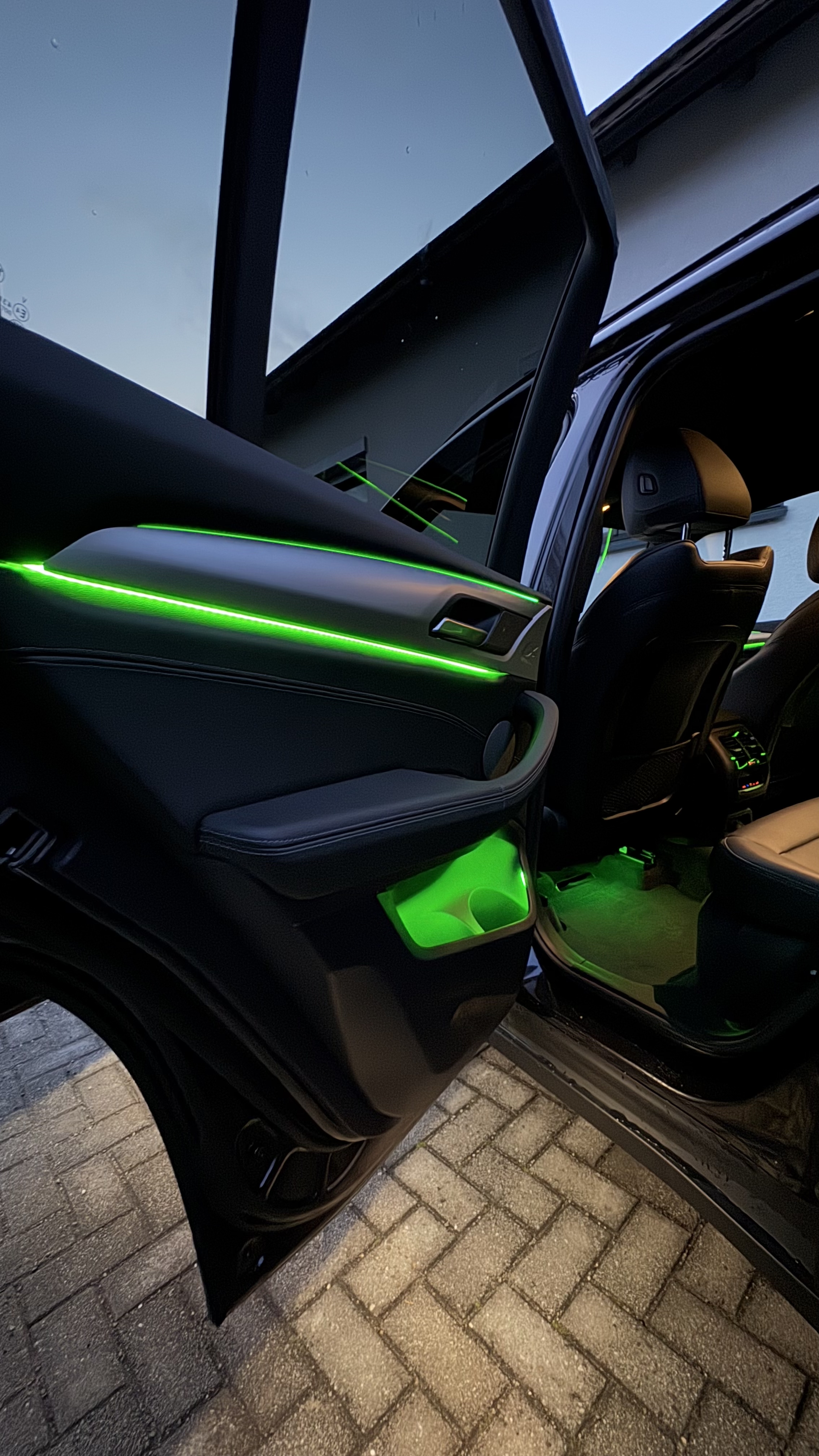 BMW G01 Ambientebeleuchtung Tür Hinten Grün